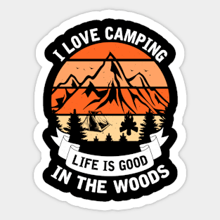 Camping Sticker